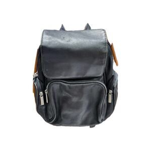 Vintage Wilsons Leather Black Backpack